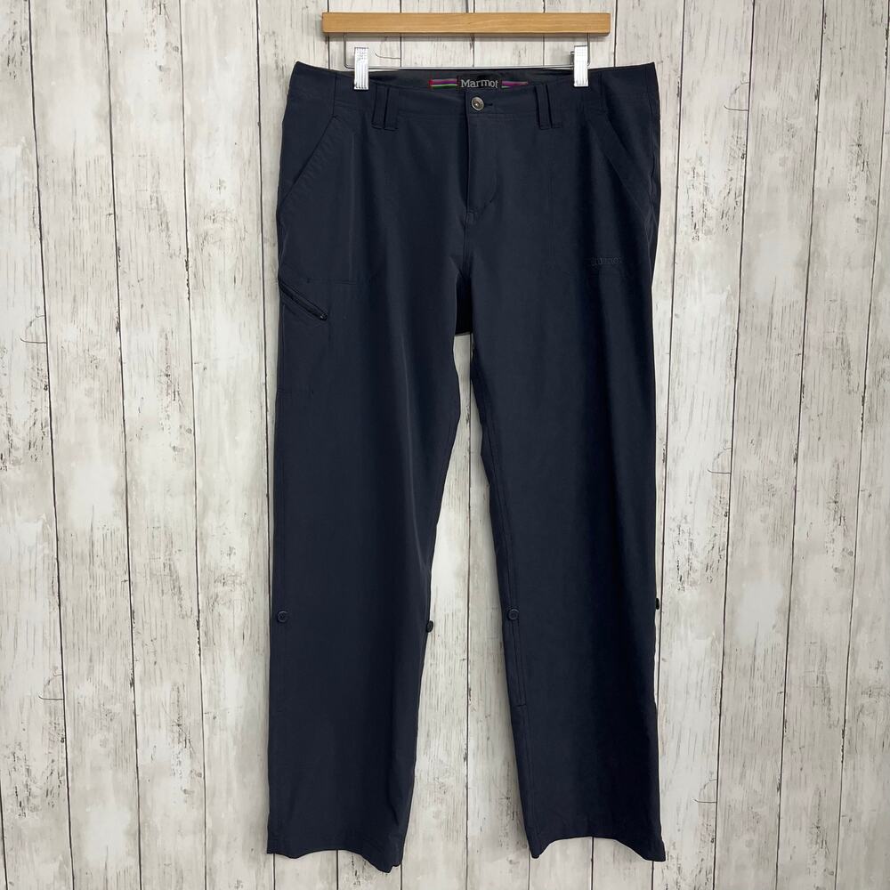 Marmot Gray Rainbow Roll Up Hiking Outdoors Gorpcore Nylon Lightweight Pants 12